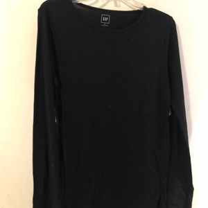 Plain Black Long Sleeve Tee